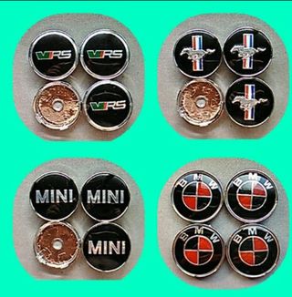 Tapabujes centro rueda llanta Mustang Mini BMW