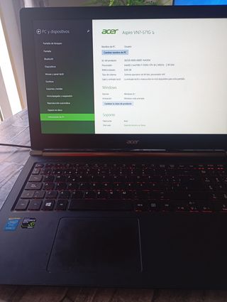 Ordenador gaming Acer Aspire VN7-571G