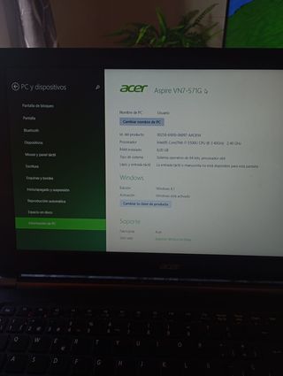 Ordenador gaming Acer Aspire VN7-571G