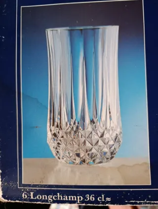 6 Vasos de Cristal Longchamp 36 cl