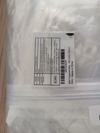 Funda para perchero / burra **sin abrir**