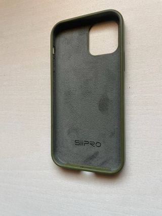 Cover iPhone 12 Silicone Verde Chiaro