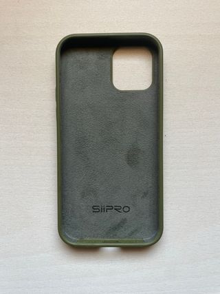 Cover iPhone 12 Silicone Verde Chiaro