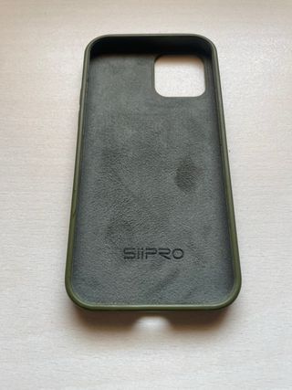 Cover iPhone 12 Silicone Verde Chiaro