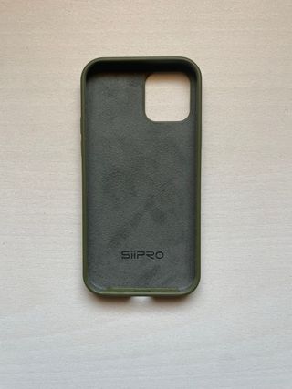 Cover iPhone 12 Silicone Verde Chiaro