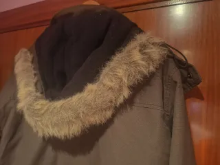 PARKA MARRON ZARA - TALLA L