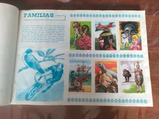 Álbum Ed. MAGA  Familias Completo. Buen estado