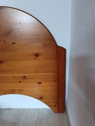 Cabezal de cama madera maciza
