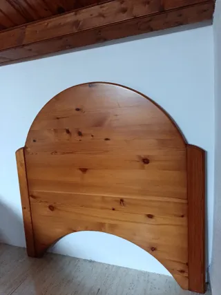 Cabezal de cama madera maciza