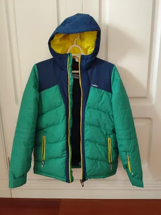 Chaqueta de nieve Wedze azul y verde, talla 14
