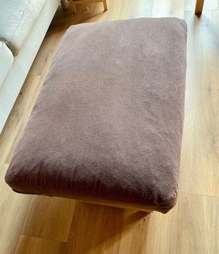 Bonito cojín para hacer puff/reposapiés 90x65 palé