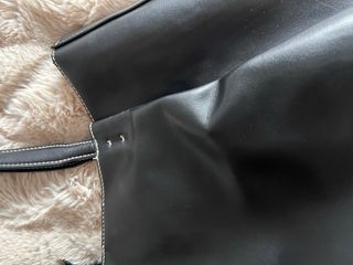Bolso Zara Negro Piel