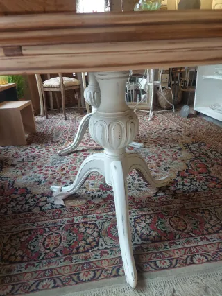 Mesa extensible de madera