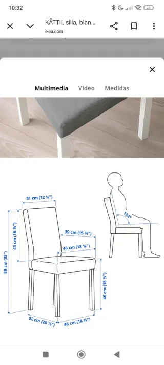 Mesa Comedor y 4 Sillas Comedor