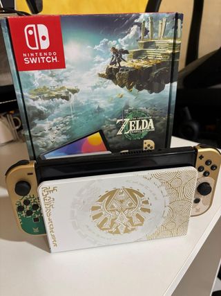 Nintendo Switch Edición Zelda Tears of Kingdom