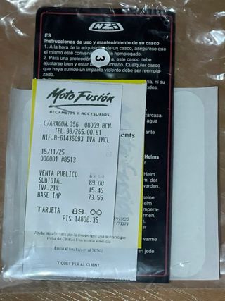 Casco Moto NZI Combi3 Talla XL Gris - Nuevo