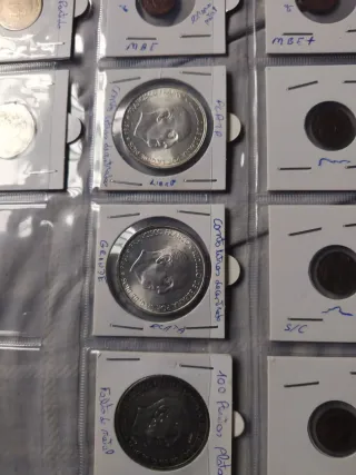 Monedas Estado Español Error Acuñación