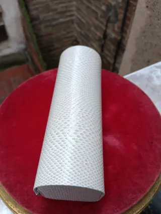 Estuche Jimmy Choo Original Beige/Blanco