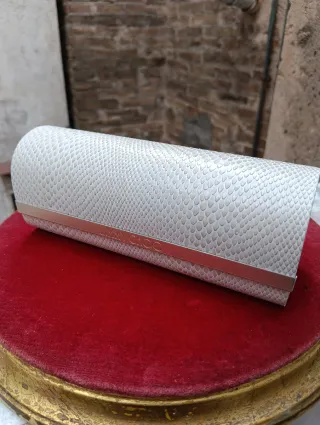 Estuche Jimmy Choo Original Beige/Blanco