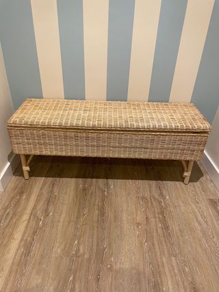 Banco de ratán Ikea 120cm