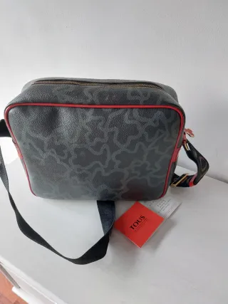 Bolso Tous gris y rojo con certificado