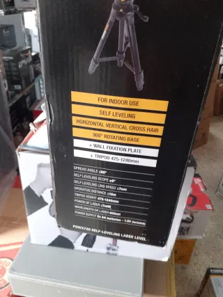 Nivel Láser Autonivelante Powerplus + Trípode