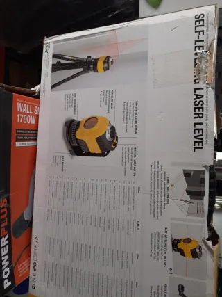 Nivel Láser Autonivelante Powerplus + Trípode