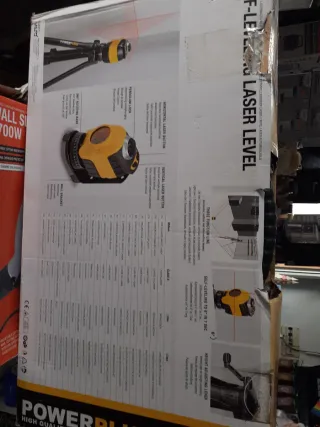 Nivel Láser Autonivelante Powerplus + Trípode