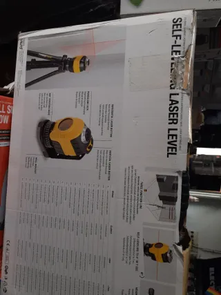 Nivel Láser Autonivelante Powerplus + Trípode