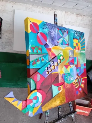 Quadro moderno astratto contemporaneo