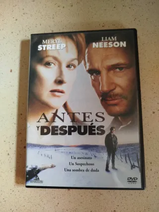 DVD Antes y después Meryl Streep Liam Neeson