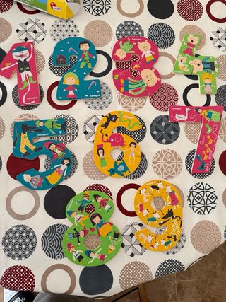 Puzzle de números infantil