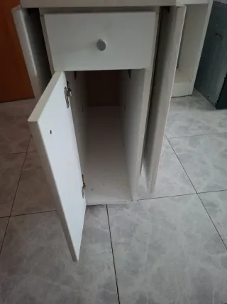 Tavolo da cucina estensibile bianco