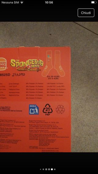 Set Personaggi Cartone Spongebob Movie