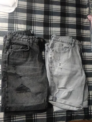 Lote 2 Pantalones Cortos Talla 38 y 36