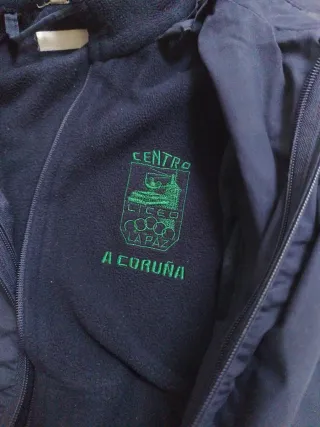 Cazadora Polar Liceo La Paz Azul