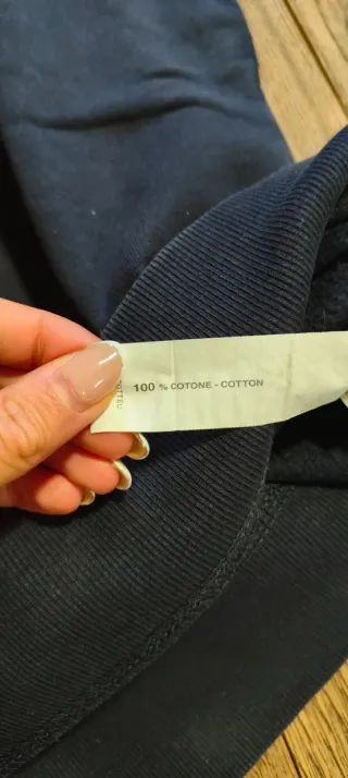 Felpa girocollo invernale blu da ragazzo Alcott