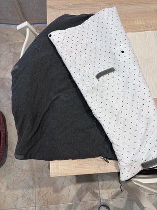 Saco capazo tipo arrullo entretiempo Reversible