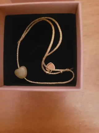 Bracciale Thun con cuore dorato e pietra