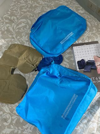 Set organizer accessori da viaggio