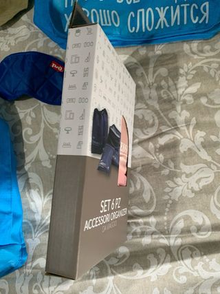 Set organizer accessori da viaggio