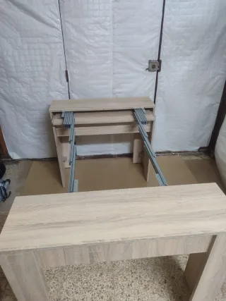 Mesa de comedor extensible madera