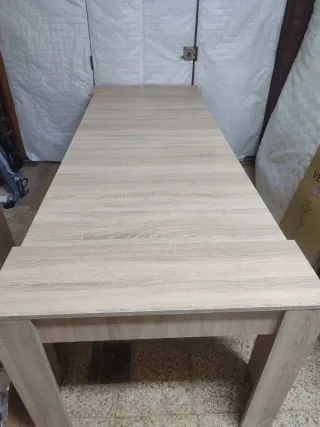 Mesa de comedor extensible madera
