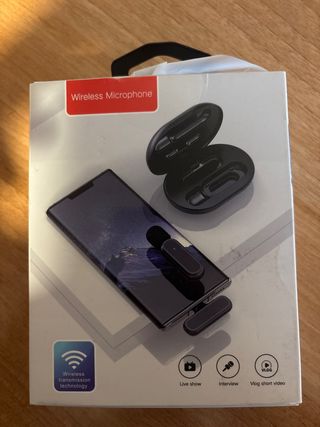 Micrófono inalámbrico para móvil