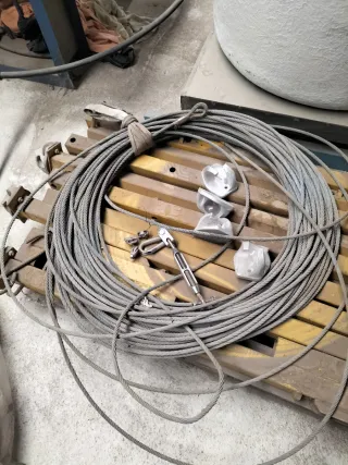 Cable Acero Línea Vida 100m