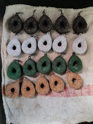 Lote Plomos Grippa 120 y 150gr (40 Und)