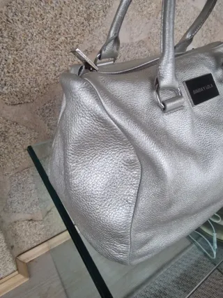 Bolso Bimba y Lola Piel Plateado
