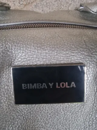 Bolso Bimba y Lola Piel Plateado