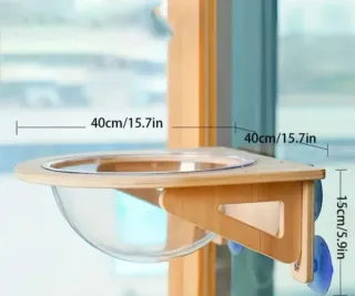 Hamaca para gatos en ventana