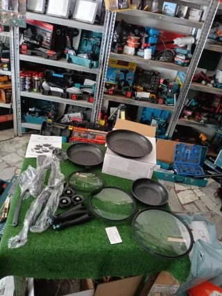 Set 3 pentole induzione + 5 mestoli